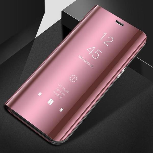 3 i 1 Spegel Flip Case för Samsung-telefoner