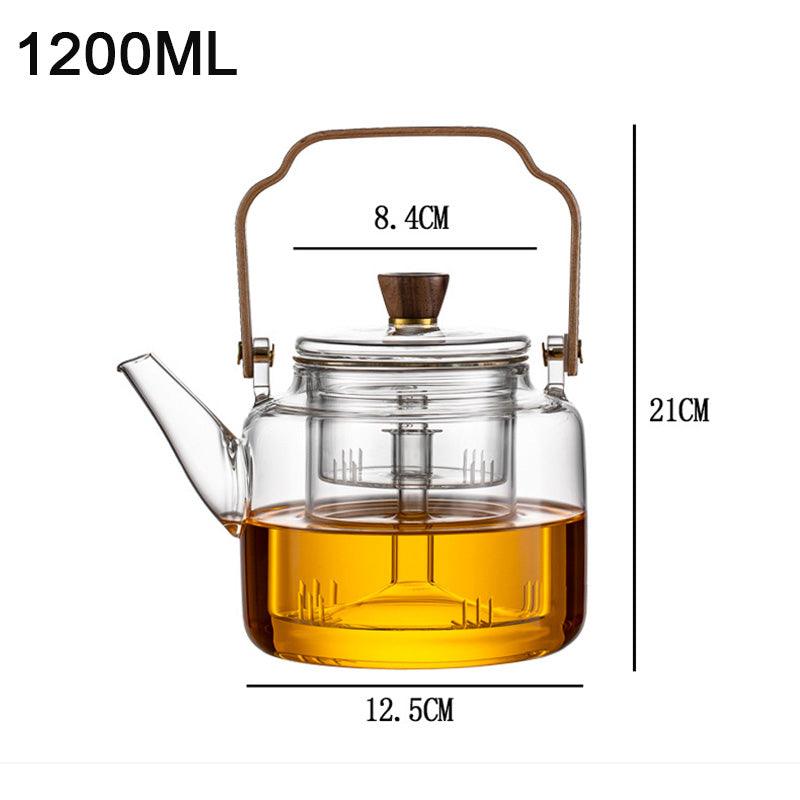Grijzen Teekanne | Trä &amp; Glas, Te Maker