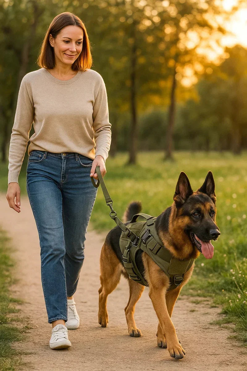 Guardian K9 – Justerbar Hundträningssele med Kontrollhandtag