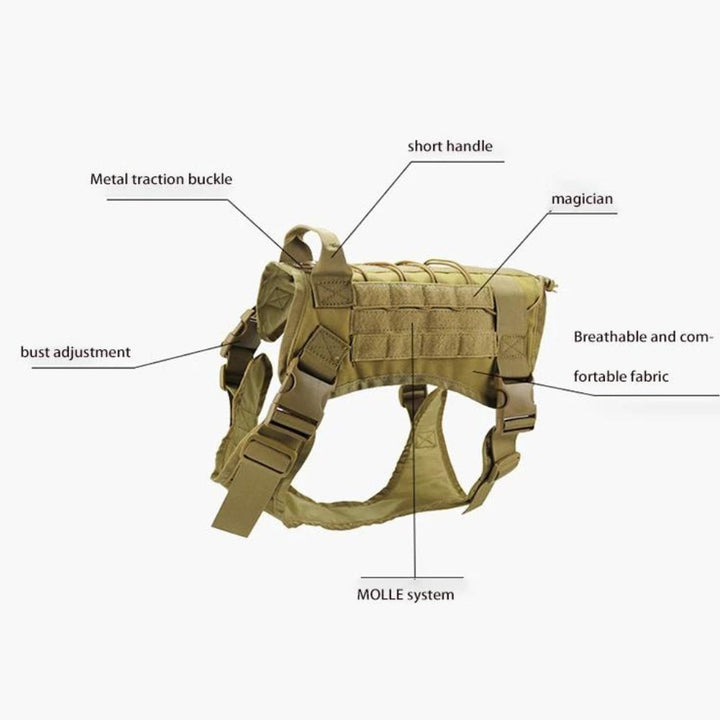 GuardianVest •  Ingen Drag Hundsele