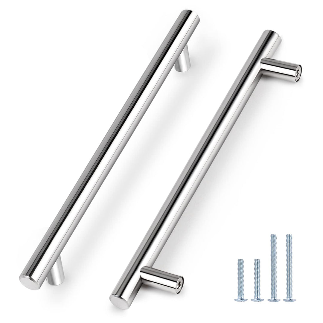 Borstad Nickel Modern Rostfritt Stål Lådhardware T-Bar Handtag