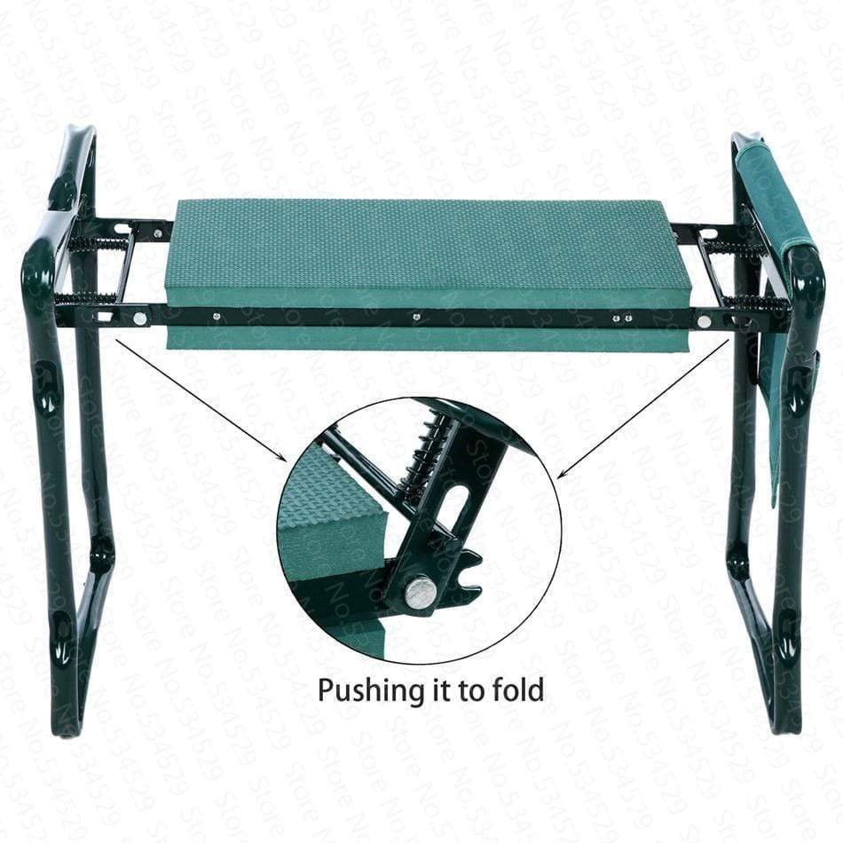 Trädgårdsmästarbänk - Fällbar ergonomisk knäbänk