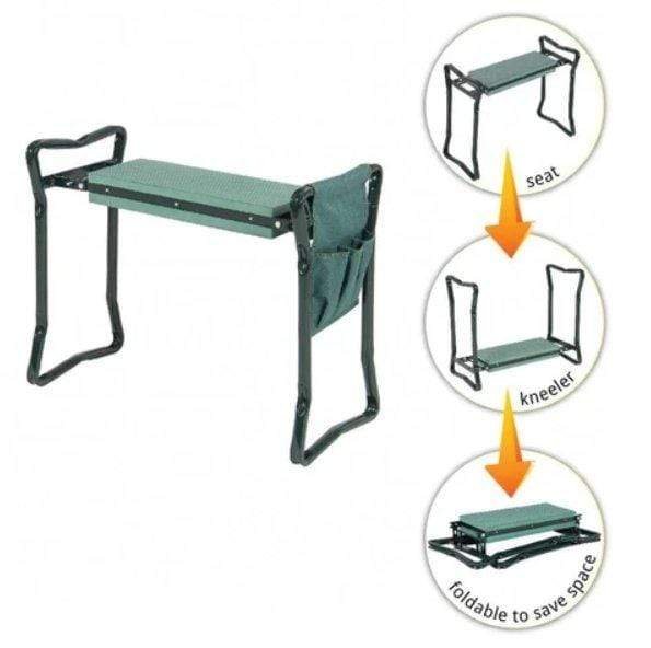 Trädgårdsmästarbänk - Fällbar ergonomisk knäbänk