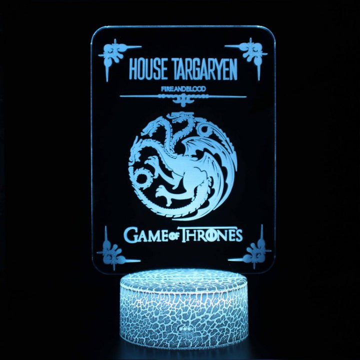 3D Lampa Game Of Thrones Hus Targaryen