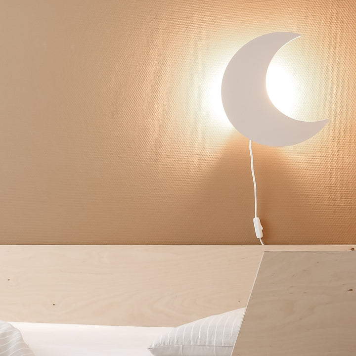 Träformad Månlampa för Barn