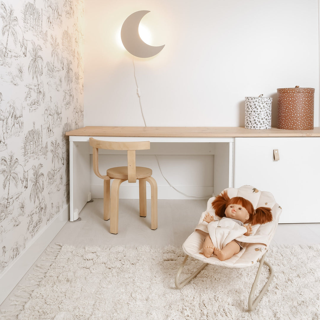 Träformad Månlampa för Barn