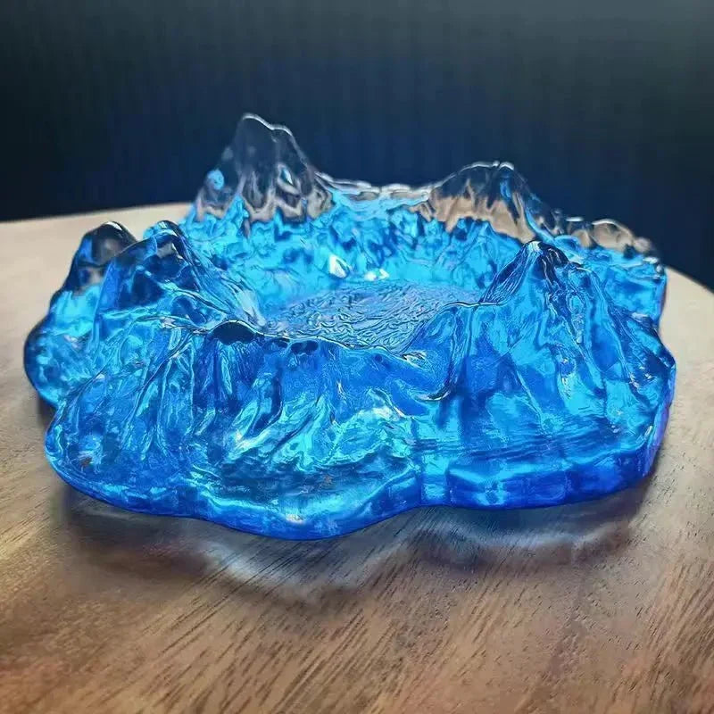 Isstil Bergsglas Askfat Dekoration