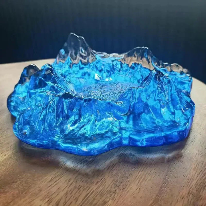Isstil Bergsglas Askfat Dekoration