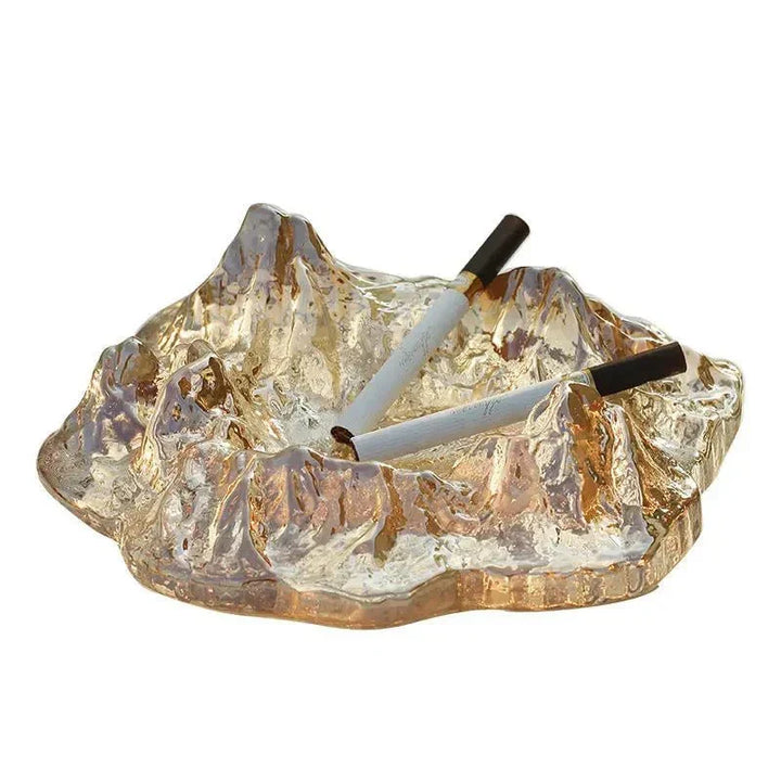 Isstil Bergsglas Askfat Dekoration