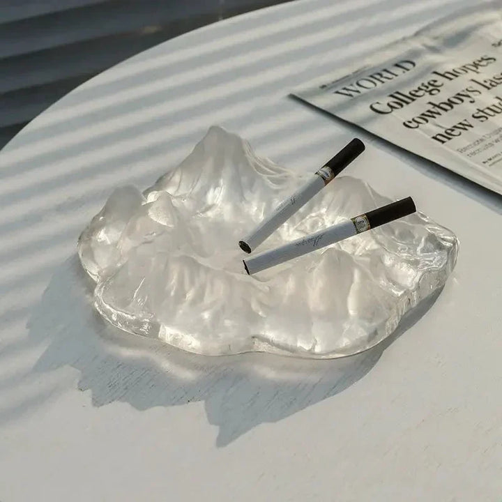 Isstil Bergsglas Askfat Dekoration