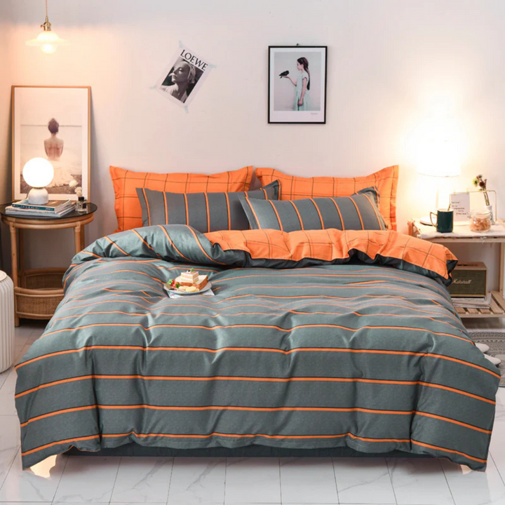 Duvet Cover Färgglad Abstrakt Sängkläder Set