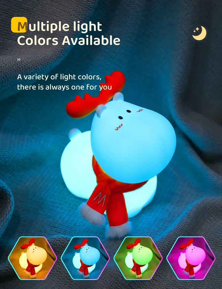 Magisk LED Ren Nattlampa - GlowDeer |