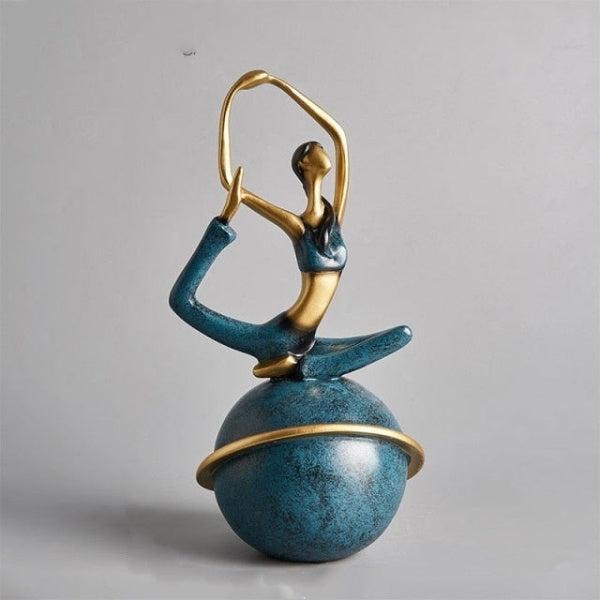 Yoga Dam Figur Skulptur
