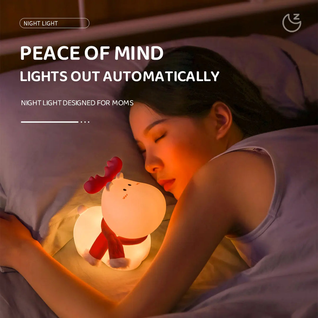 Magisk LED Ren Nattlampa - GlowDeer |