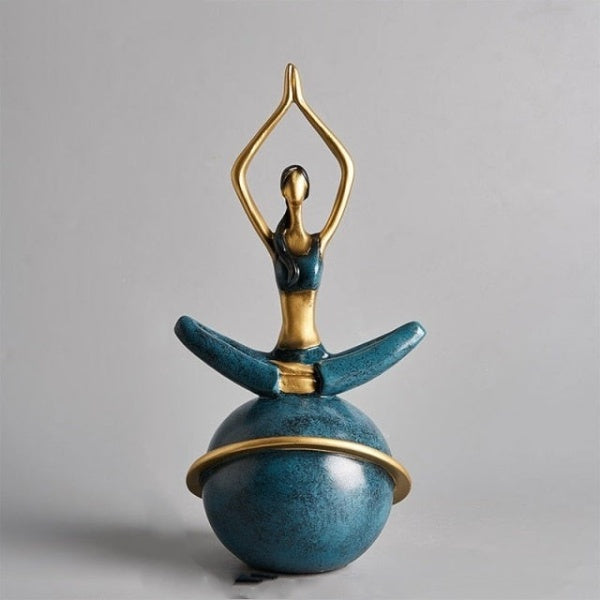 Yoga Dam Figur Skulptur