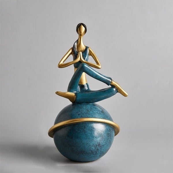Yoga Dam Figur Skulptur