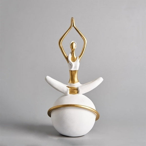 Yoga Dam Figur Skulptur