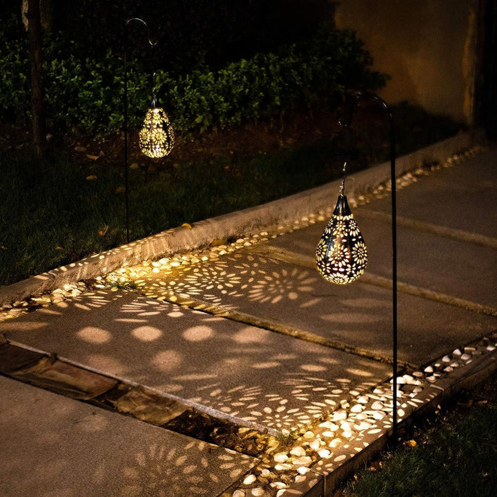 Trädgårds Hängande Lampa | Stilfull Utomhusbelysning med Solenergi