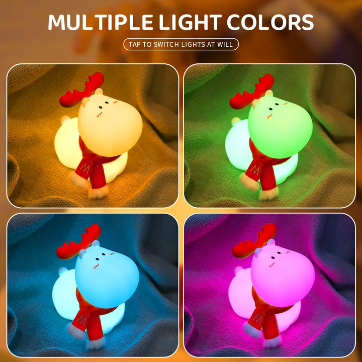 Magisk LED Ren Nattlampa - GlowDeer |