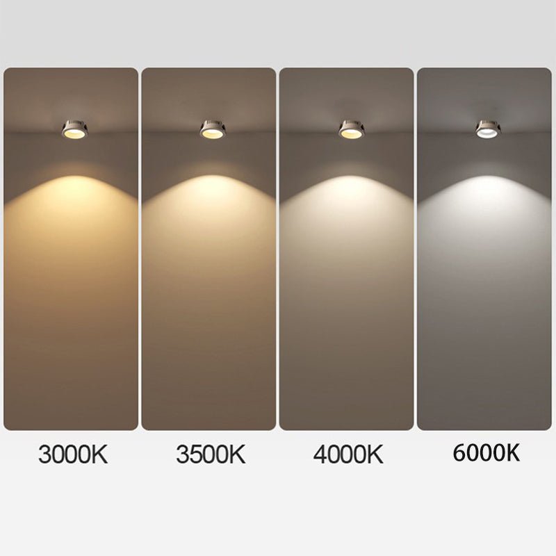 Origo Minimalistisk LED Taklampa - Justerbar Rund Infälld Lampa