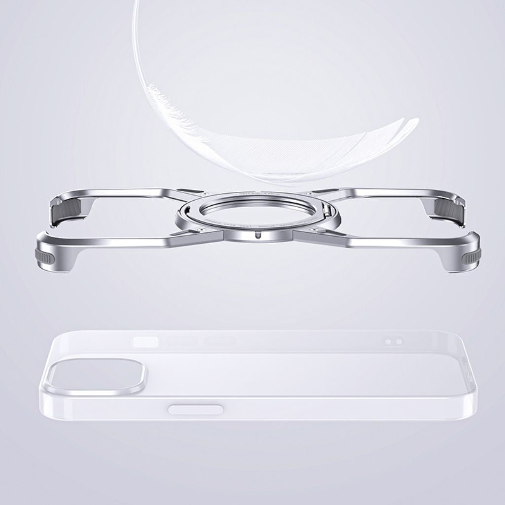 Invisie MagSafe iPhone-fodral - Ultratunt, Skyddande och Trådlöst Laddningsbart |