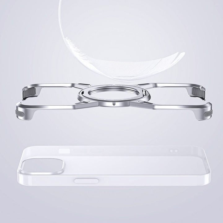 Invisie MagSafe iPhone-fodral - Ultratunt, Skyddande och Trådlöst Laddningsbart |