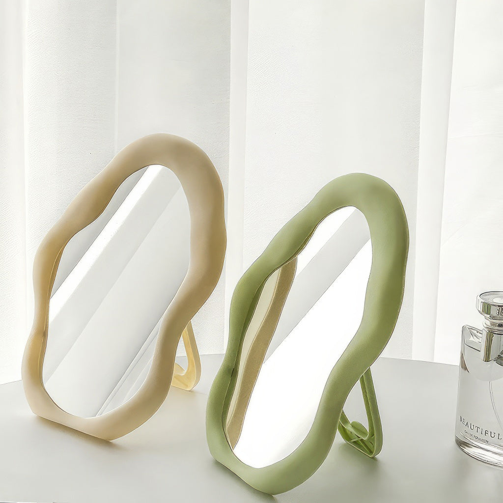 Oregelbunden Blob Sminkspegel