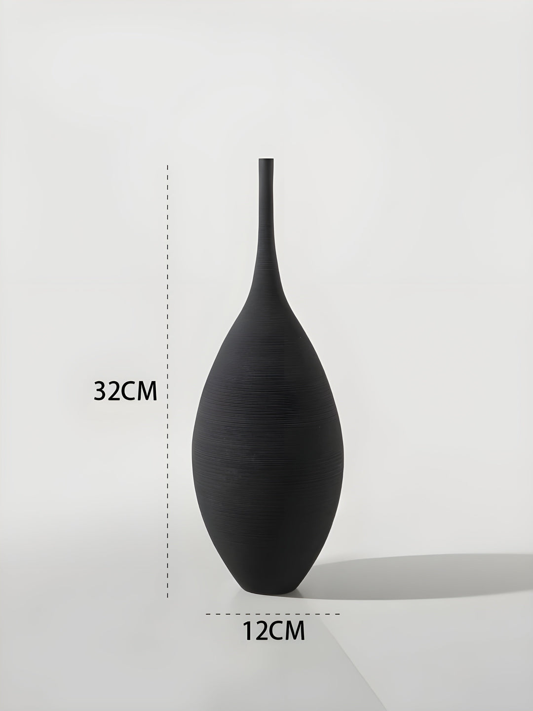Minimalistisk Handgjord Keramisk Zen Vasen
