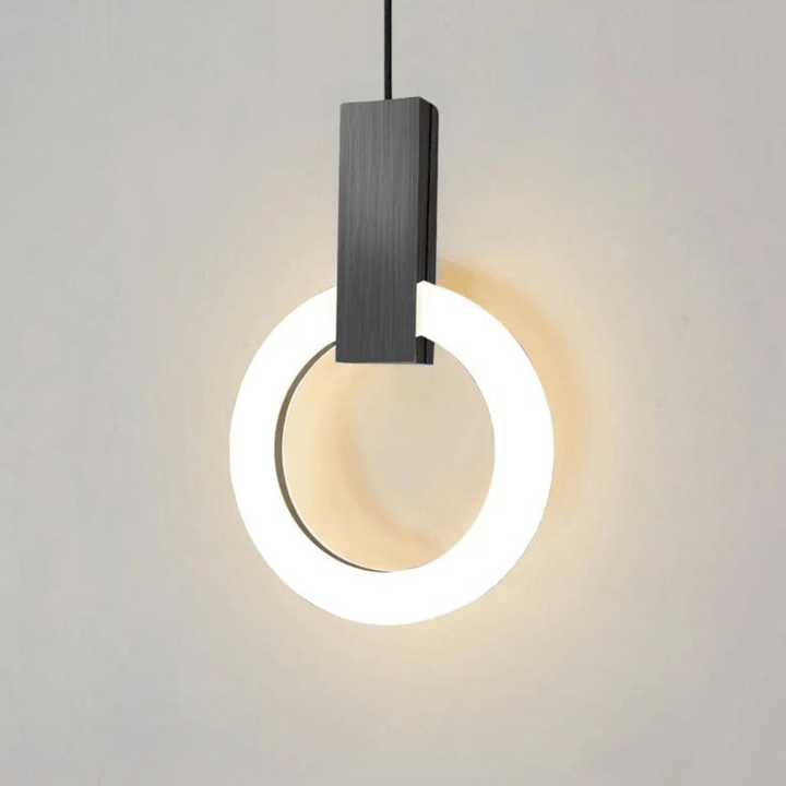 Nordisk LED Hänglampa i Trä, Rund