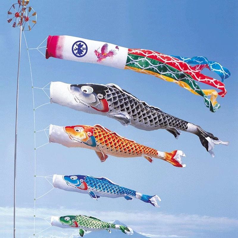 Koinobori Flagga Hanan (3 Storlekar)
