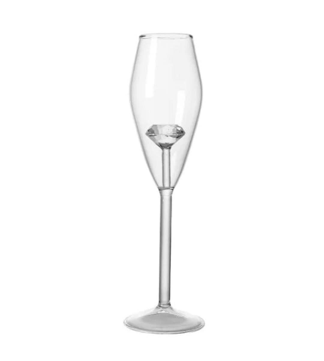 La Vie En Rose | Champagneglas - Handgjort
