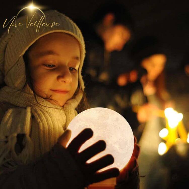 Design Nattbordslampa - LunarLight™ Månlampa