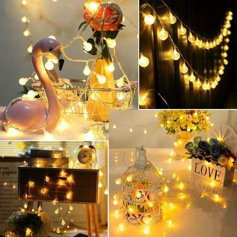 LED Boll Ljus Slingor