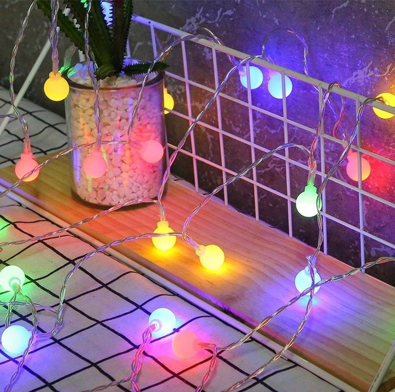 LED Boll Ljus Slingor