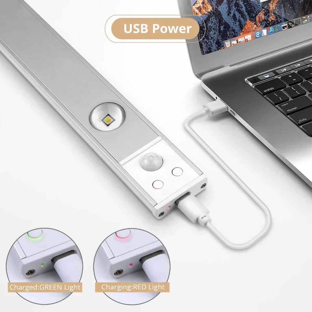 LED Under Cabinet Spot Light Uppladdningsbar Magnet Nattlampa |