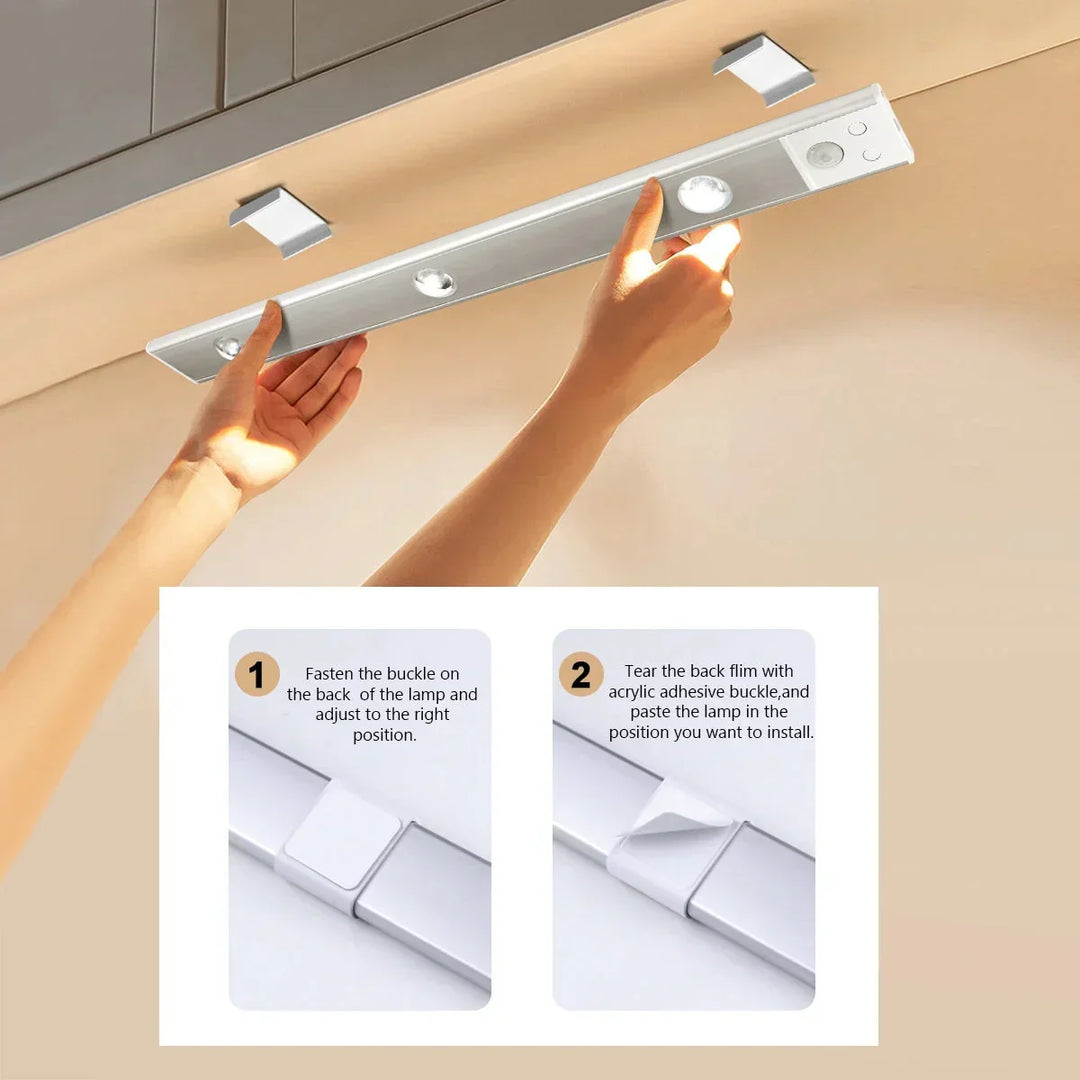 LED Under Cabinet Spot Light Uppladdningsbar Magnet Nattlampa |