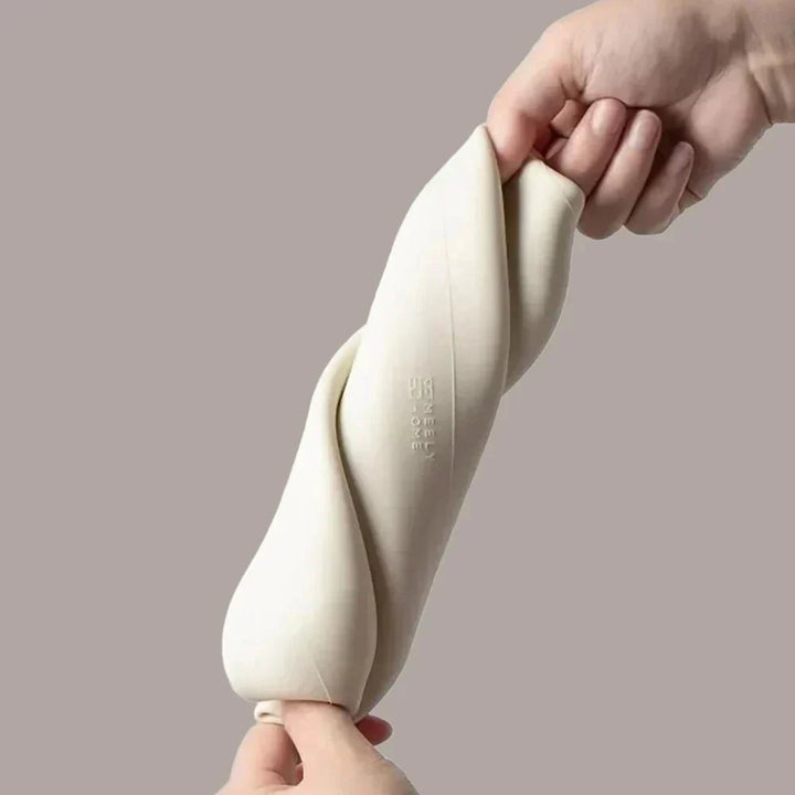 Ljusbeige mjuk vävnadsboxöverdrag