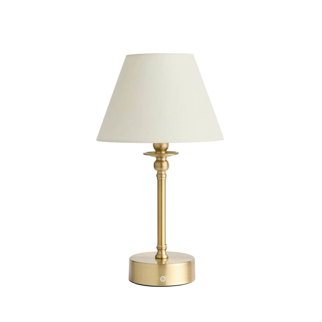 Lucille Ornate LED Uppladdningsbar Trådlös Lampa - Mässing