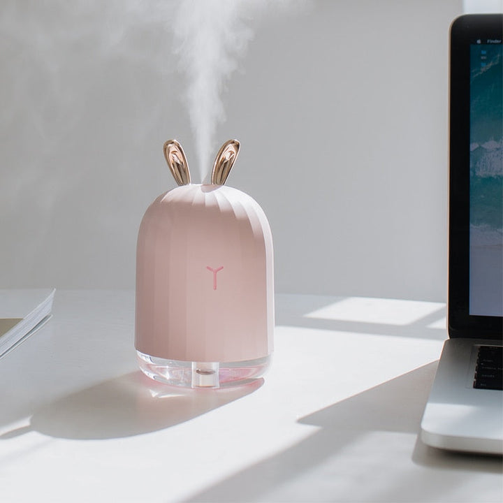 BunnyAir Barns Luftfuktare – Med Nattlampa och LED-belysning