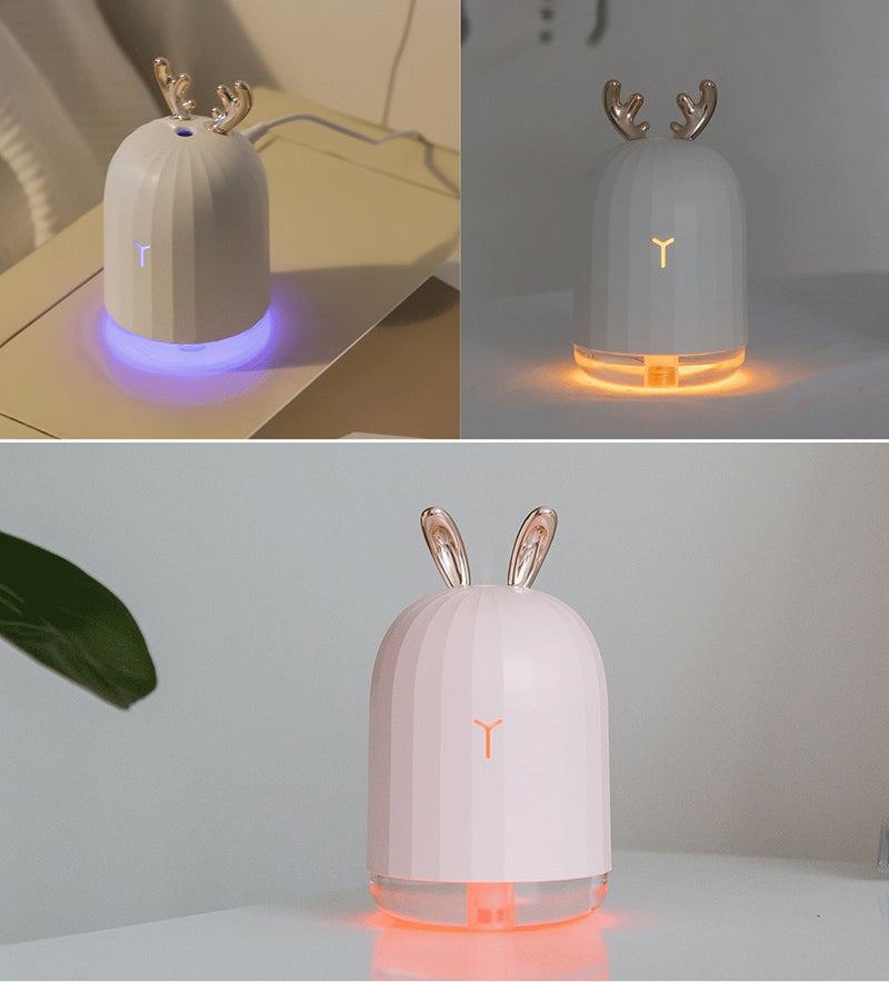BunnyAir Barns Luftfuktare – Med Nattlampa och LED-belysning