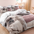 Lyxigt Vintage Duvet Överdrag Set – Andningsbart & Hypoallergeniskt