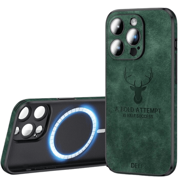 LUXIGUARD LÄDER – Lyxigt iPhone-fodral med Stötskydd