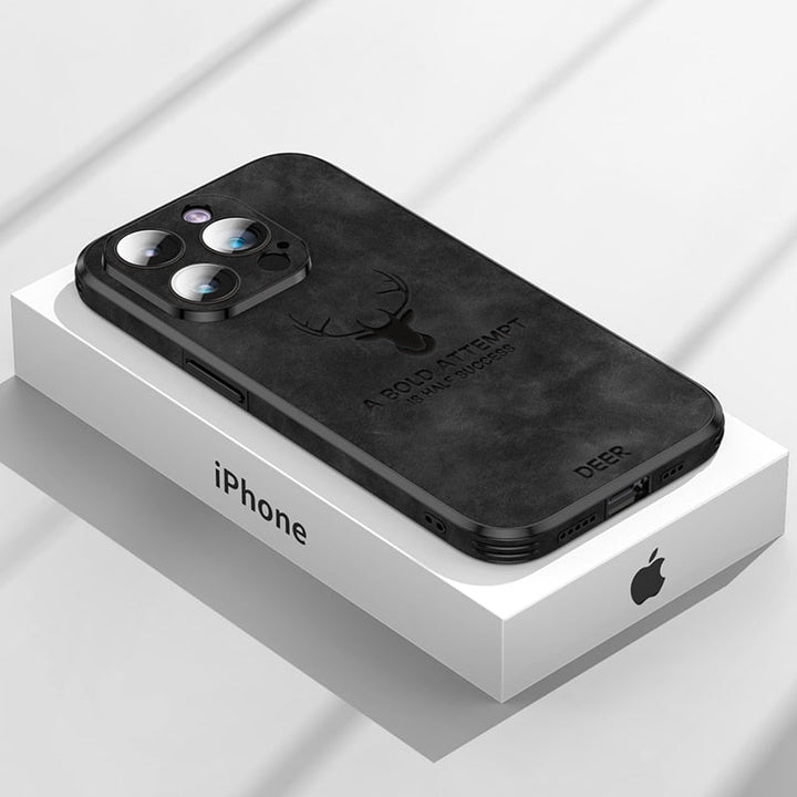 LUXIGUARD LÄDER – Lyxigt iPhone-fodral med Stötskydd