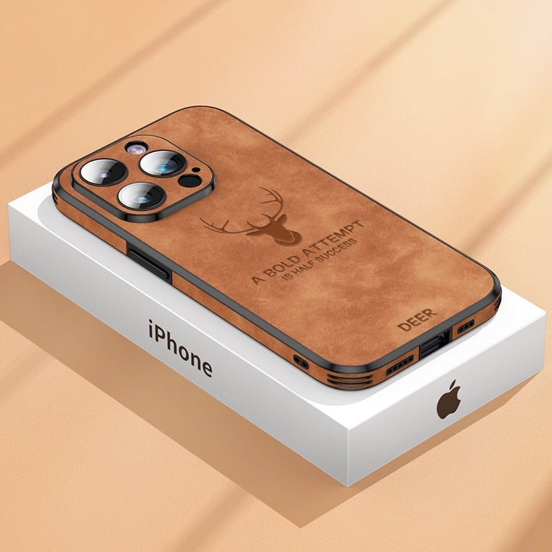 LUXIGUARD LÄDER – Lyxigt iPhone-fodral med Stötskydd