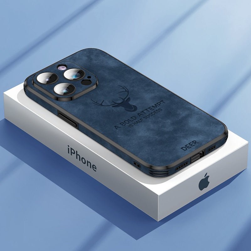 LUXIGUARD LÄDER – Lyxigt iPhone-fodral med Stötskydd