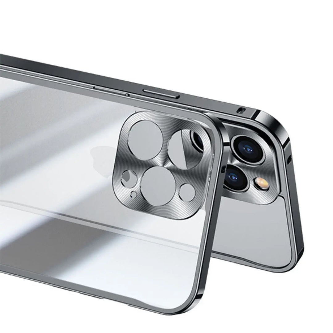 Metall Lyx MagSafe Fodral för iPhone Pro Max - Slank och Stilren Design med Maximalt Skydd