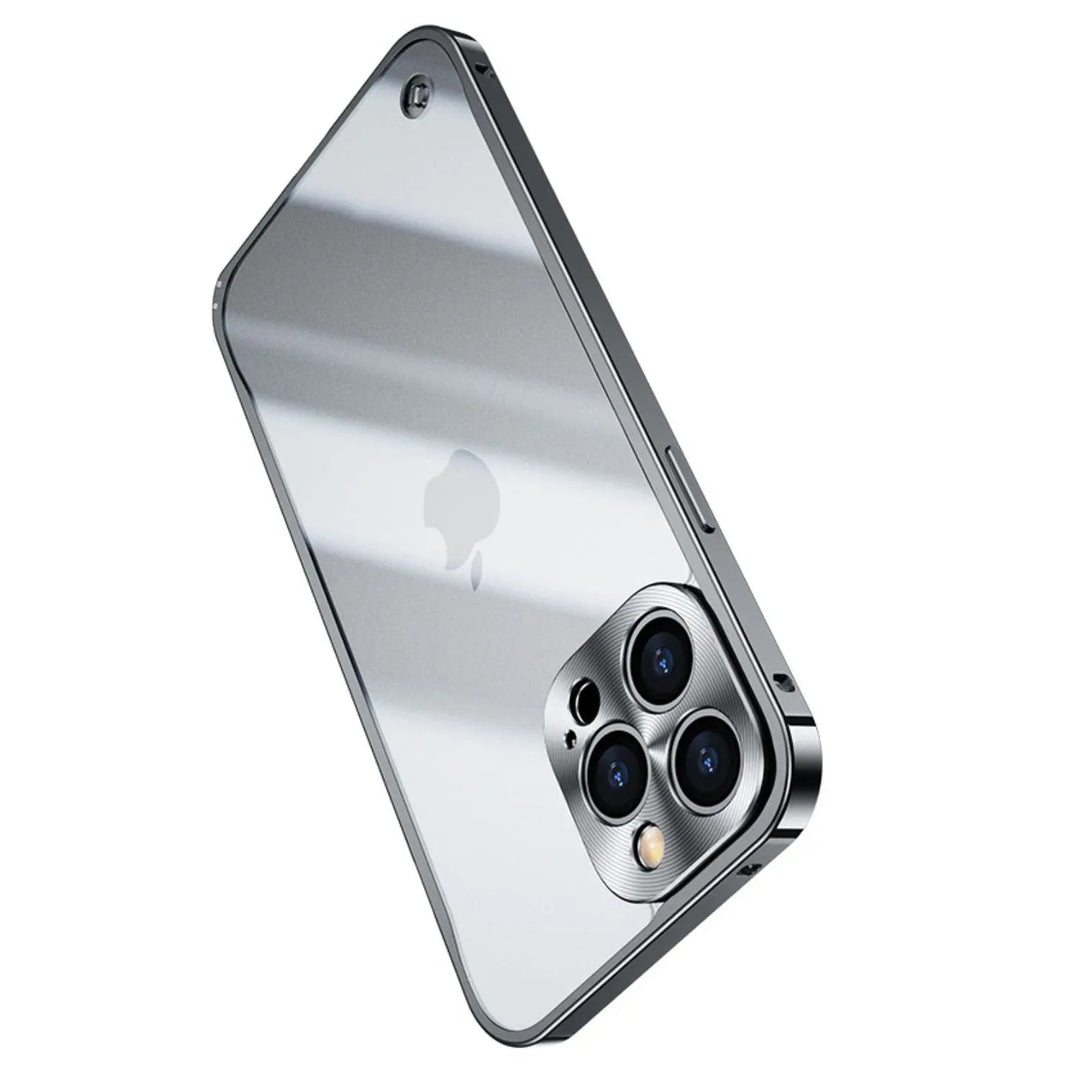 Metall Lyx MagSafe Fodral för iPhone Pro Max - Slank och Stilren Design med Maximalt Skydd