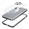Metall Lyx MagSafe Fodral för iPhone Pro Max - Slank och Stilren Design med Maximalt Skydd