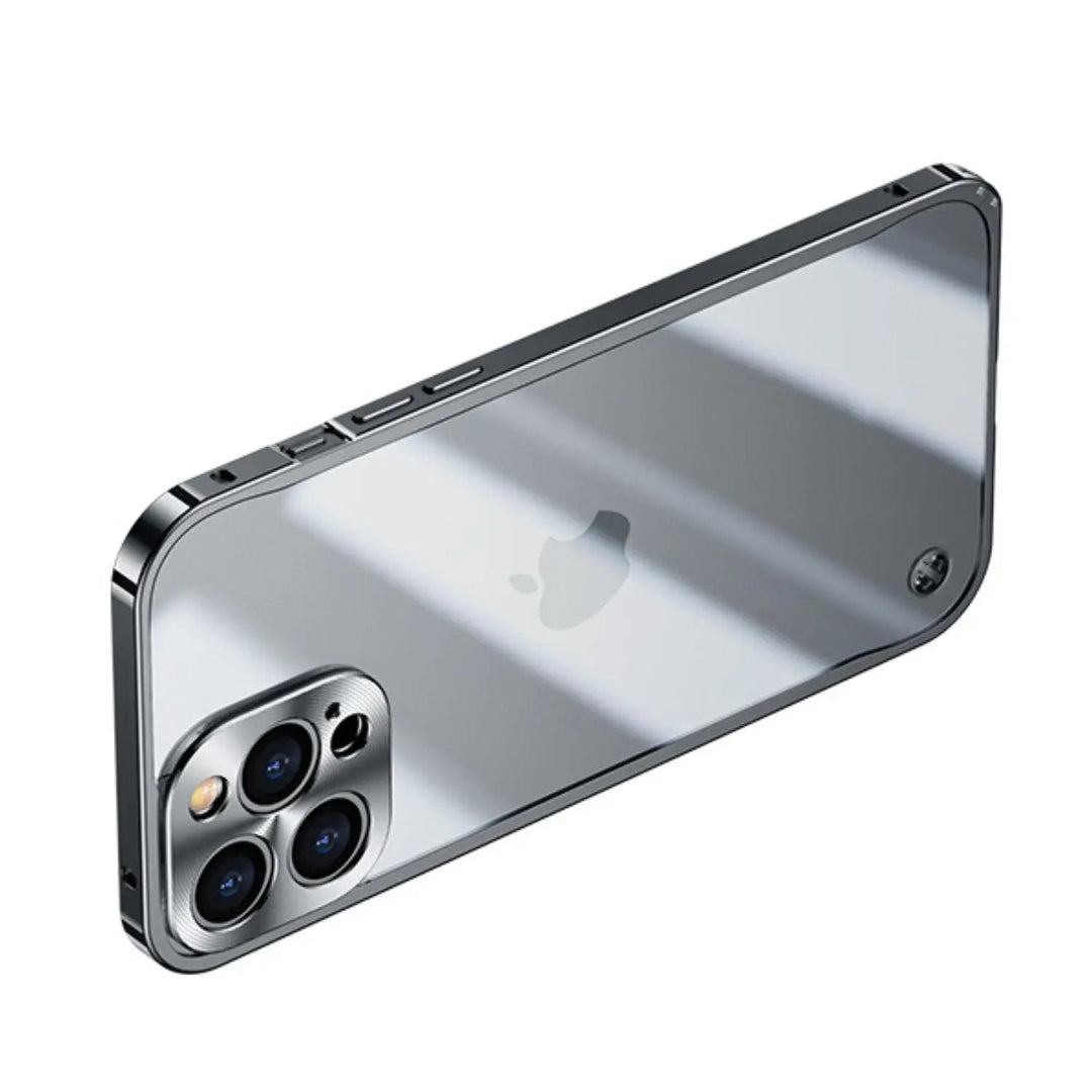 Metall Lyx MagSafe Fodral för iPhone Pro Max - Slank och Stilren Design med Maximalt Skydd