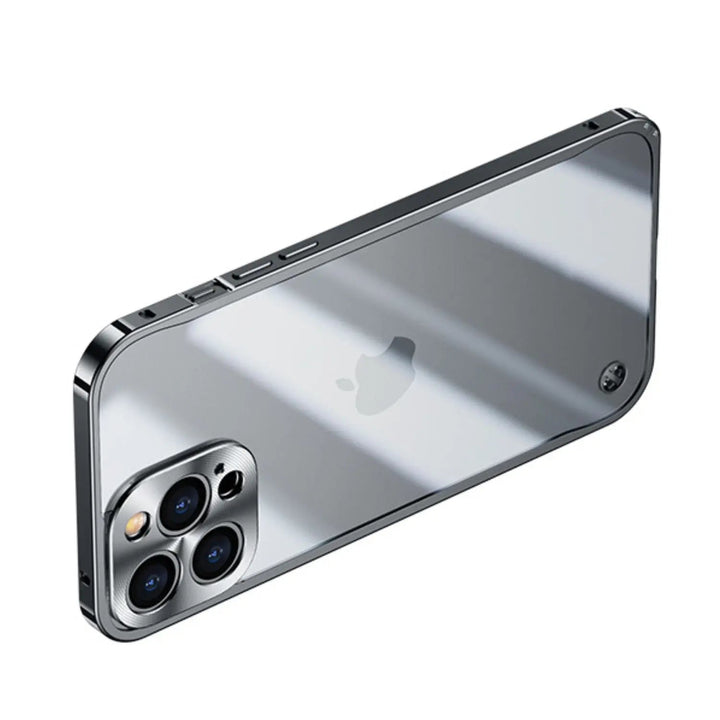 Metall Lyx MagSafe Fodral för iPhone Pro Max - Slank och Stilren Design med Maximalt Skydd